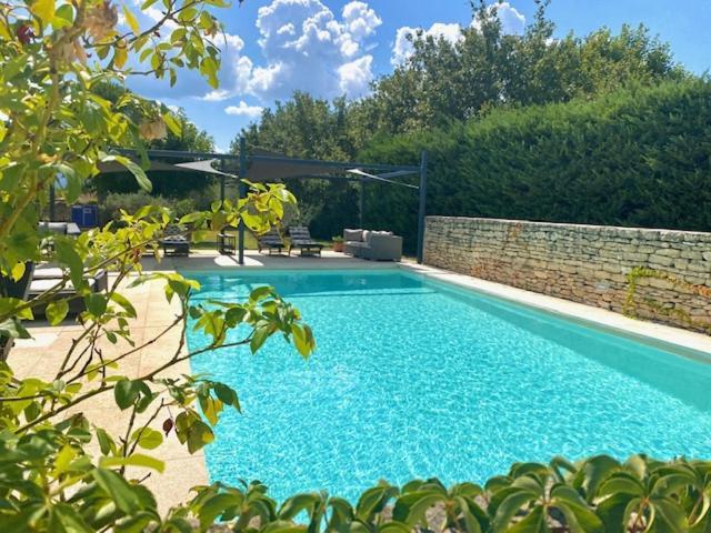 Mas Oréa côté piscine Gordes Extérieur photo